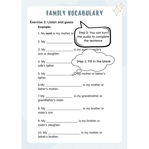 Family Vocabulary