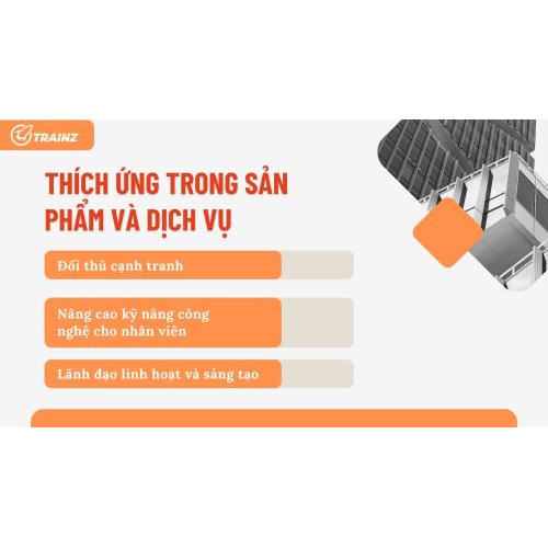 3. Thay đổi trong cấu trúc tổ chức