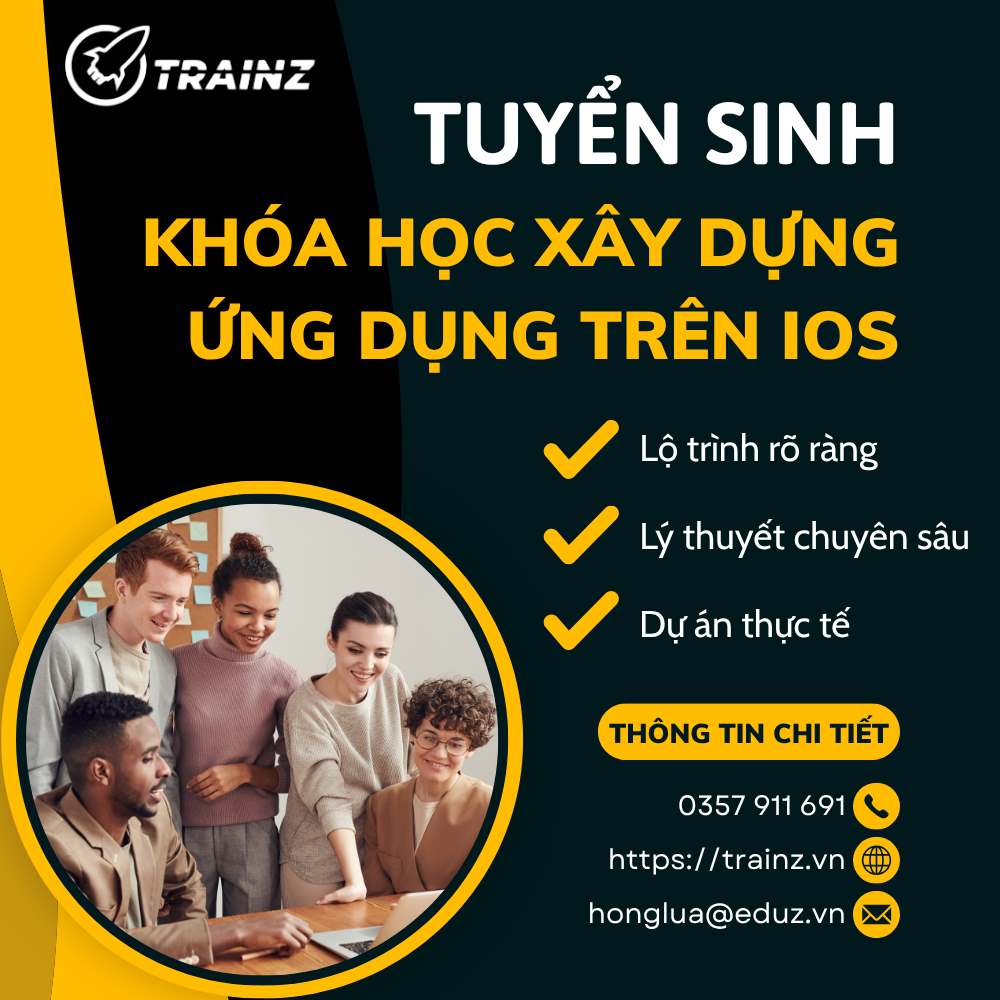 Tuyển Sinh Khóa Học Xây Dựng Ứng Dụng Trên IOS