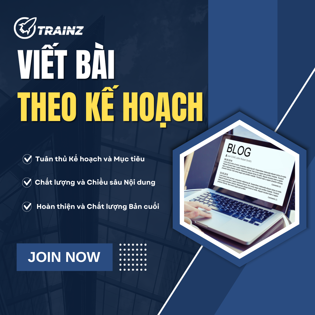 Viết bài theo kế hoạch