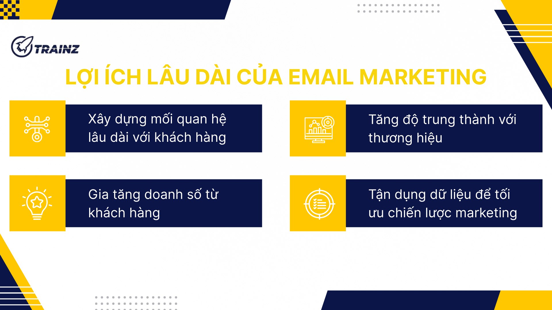 4. Lợi ích lâu dài của email marketing