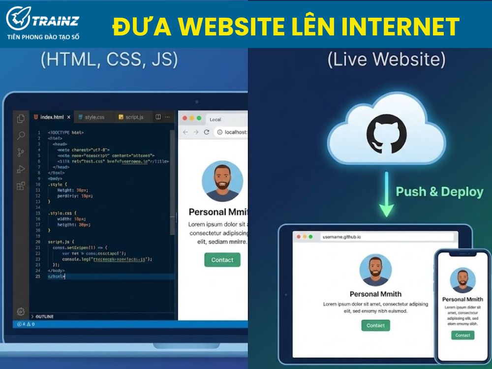 Đưa website lên internet
