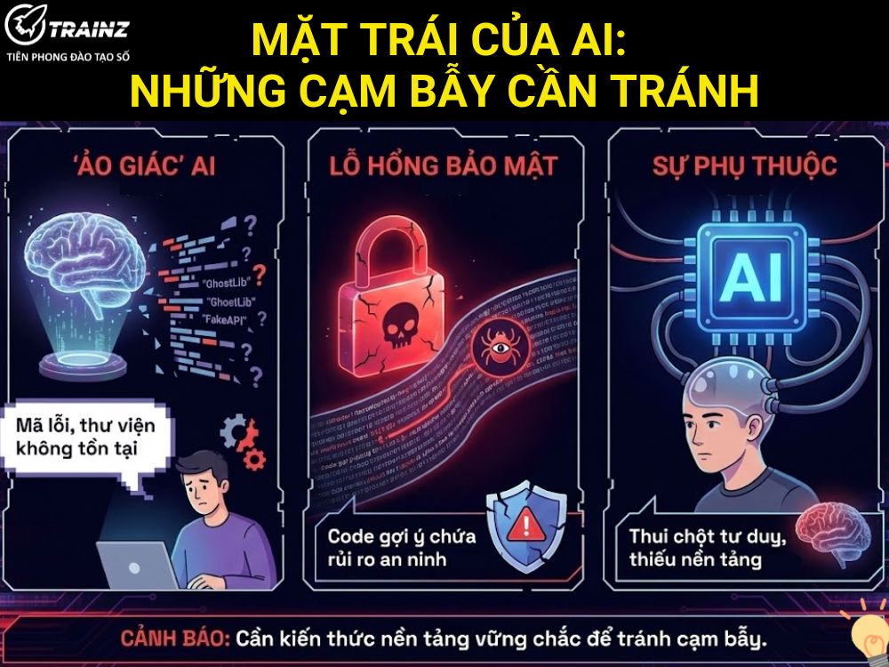 Mặt trái của AI: Những cạm bẫy cần tránh