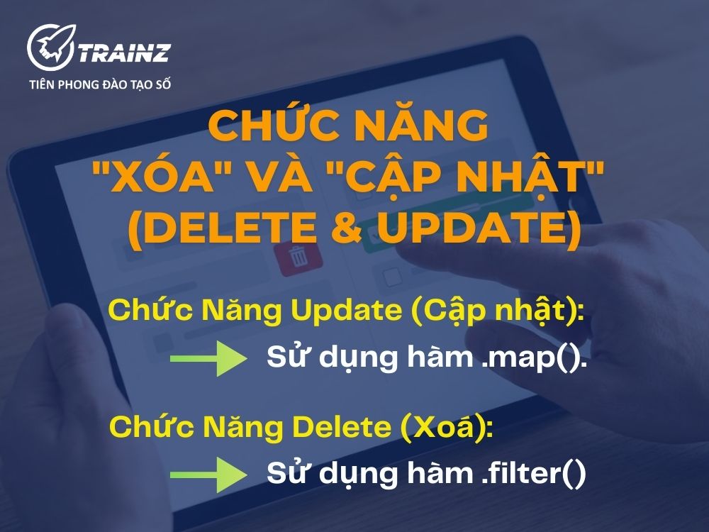 Bước 3 - Chức năng "Xóa" và "Cập nhật" (Update & Delete)